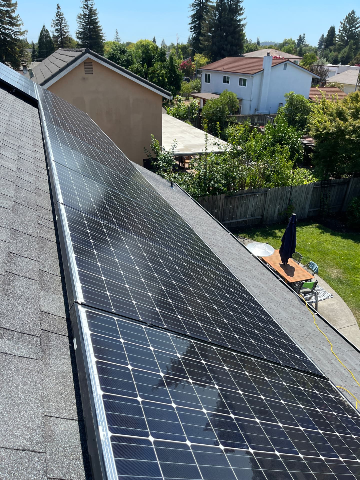 Solar Cleaning after CAMTERRA service